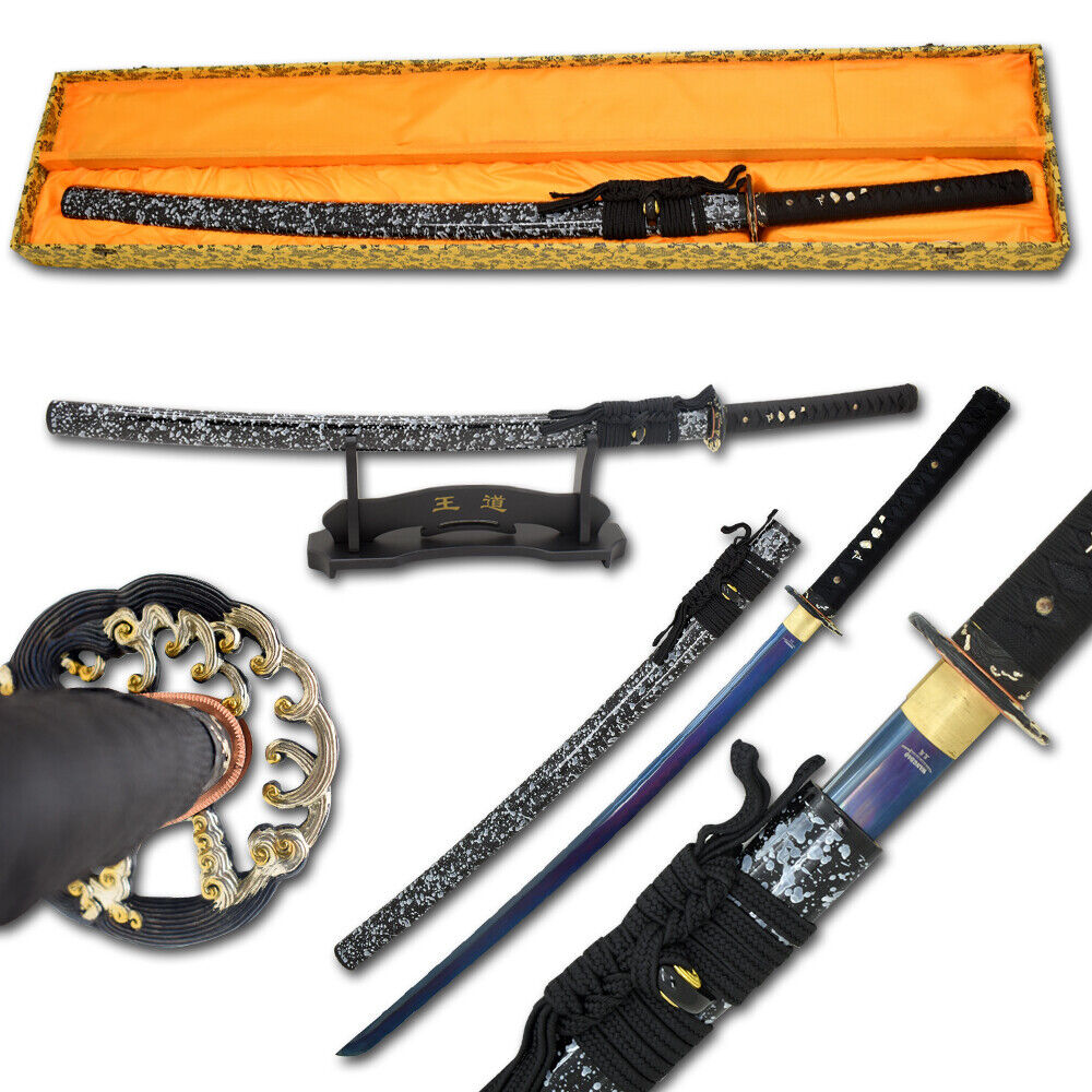 Snake Eye Presents 'WANGDAO' Traditional Handmade Hand-Forged Samurai Katana 