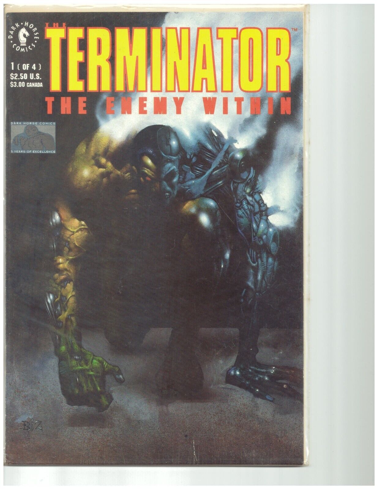The Terminator: The Enemy Within #1 - #4 (4 books, Dark Horse Comics 1991)