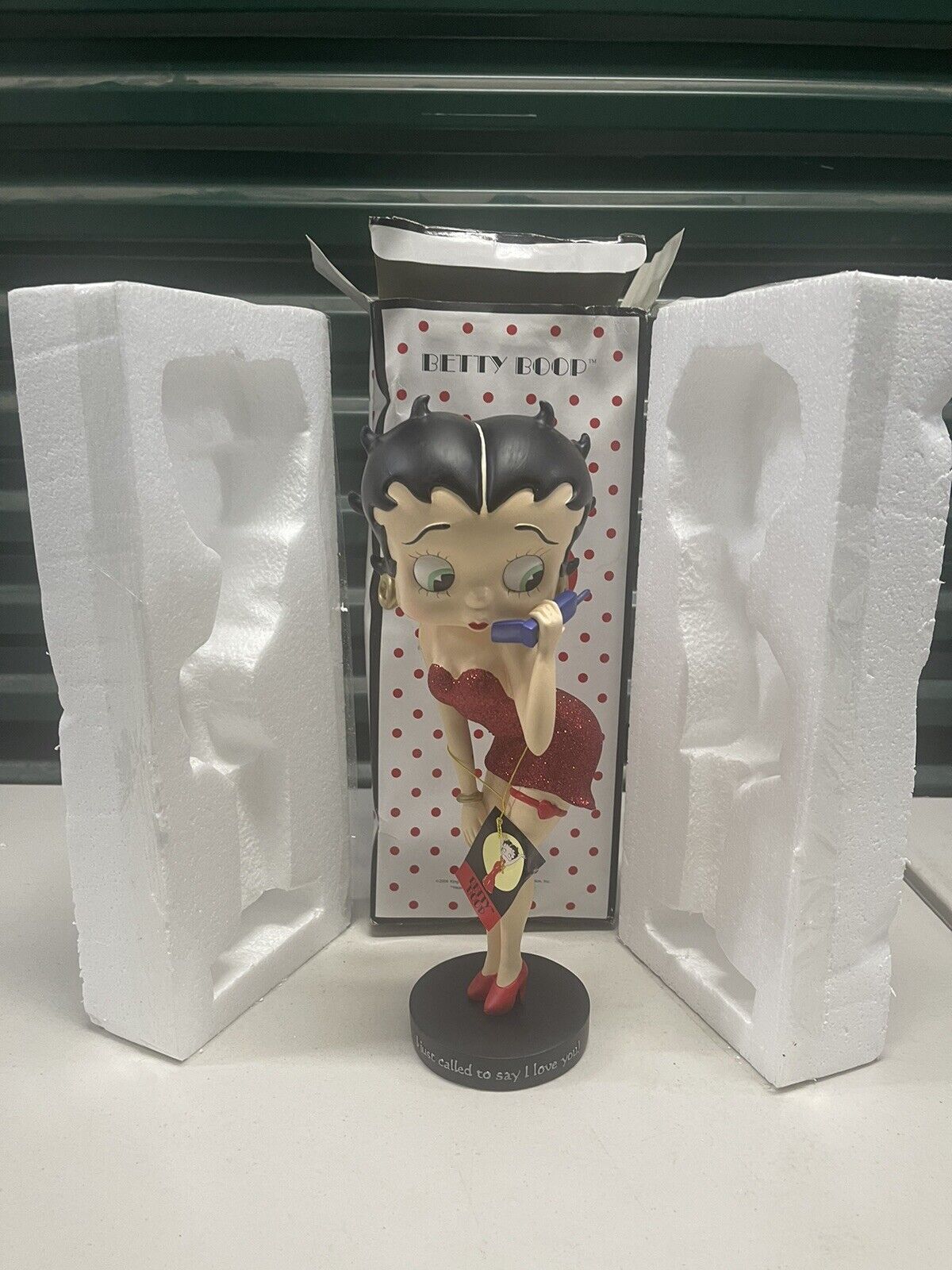 Betty Boop On Cell Phone 12 inches figure 2004 Brand New Rare No. 6979