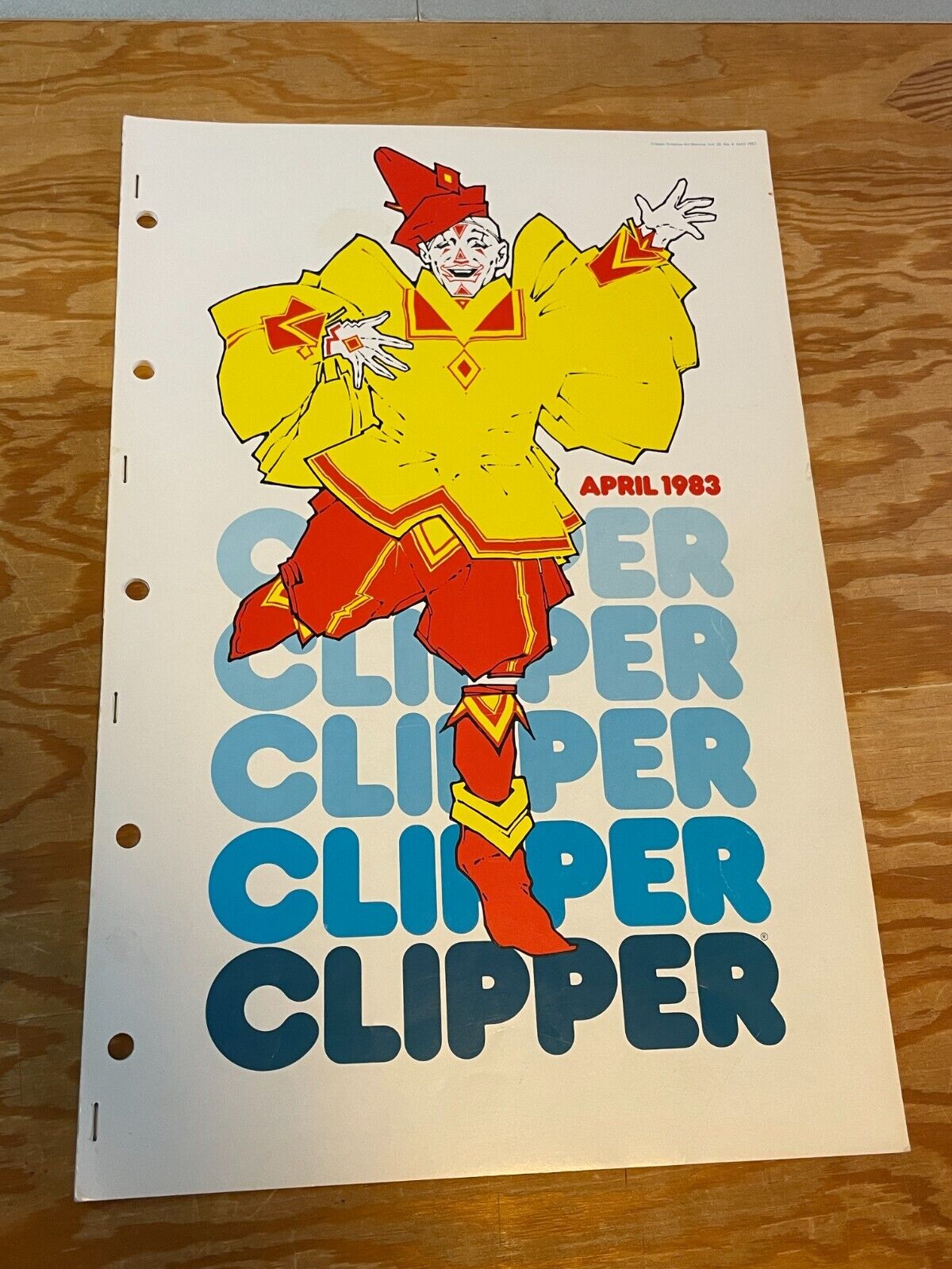 Clipper Creative Art April 1983 VTG Commercial Clip Art Book Dynamic Graphics