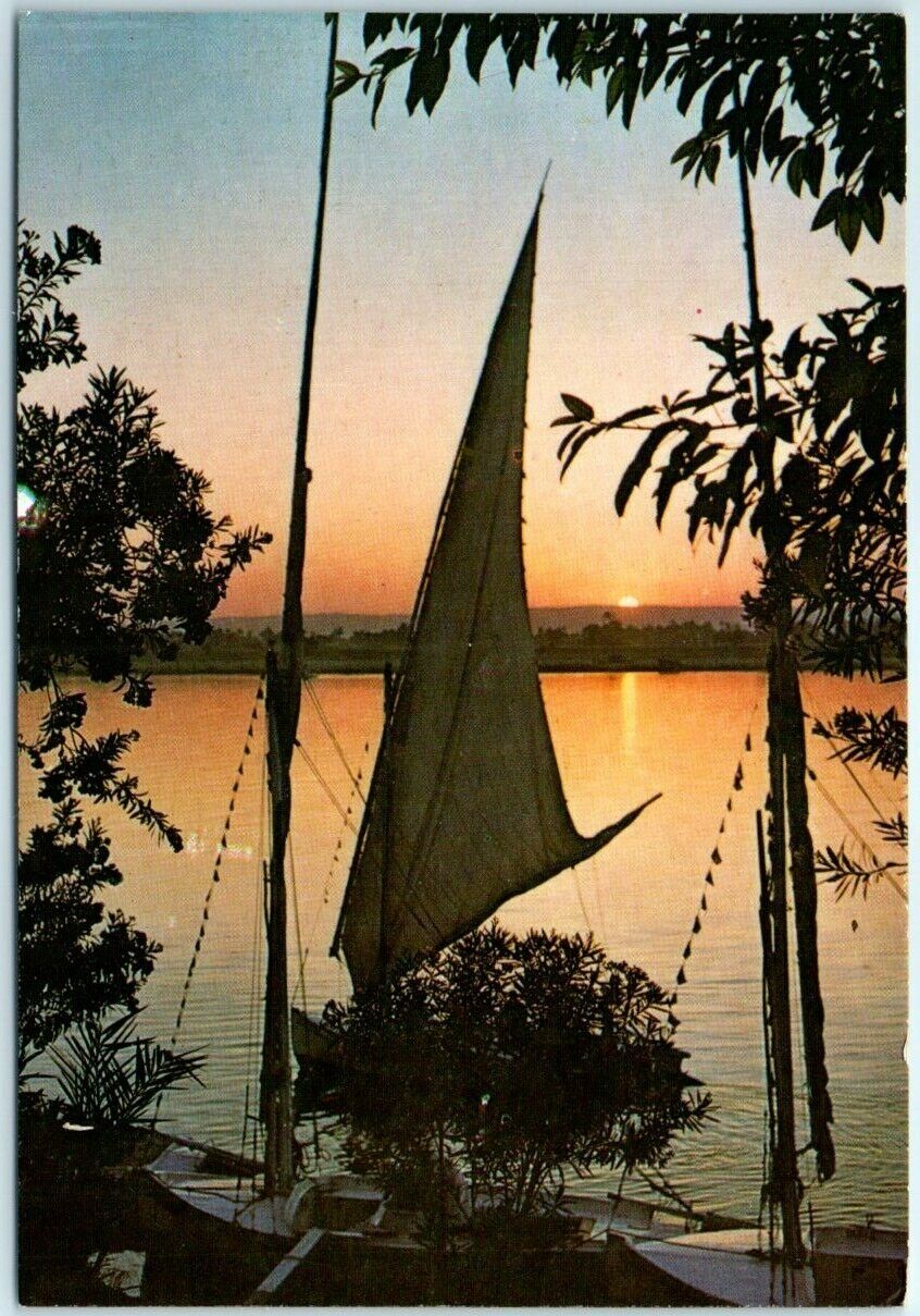 Postcard - Sunset on the Nile