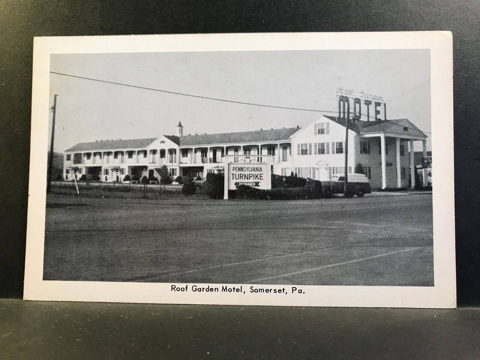 Postcard Somerset PA - Roof Garden Motel