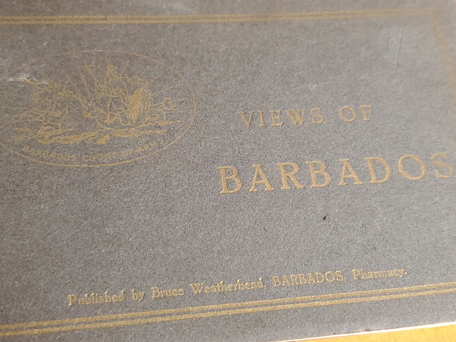 Rare Bruce Weatherhead Barbados Unexploded Postcards Booklet 12 Views rph2