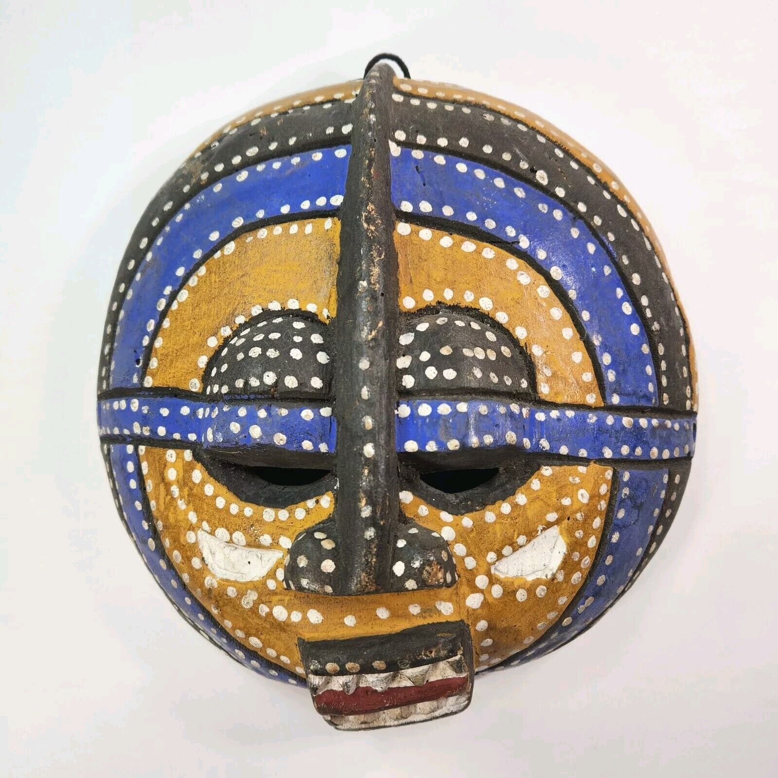 Baluba West Africa Moon Mask Pier 1 Ivory Coast Collection