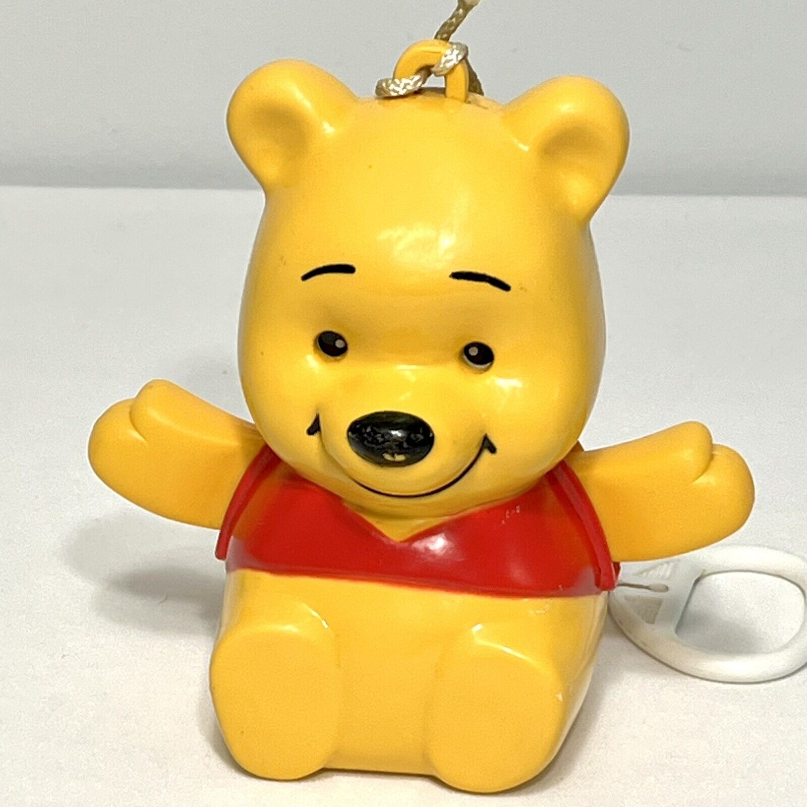 Vintage Winnie the Pooh Musical Crib Pull Toy 1970’s Moving Arms Eyes Works
