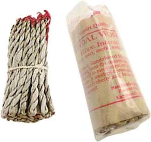 Sandalwood Tibetan Rope Incense 45-Rope Bundle from Nepal