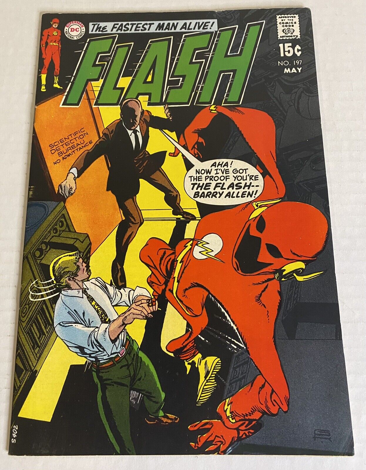 Flash #197 DC  1970  High Grade Bronze Age DC Gil Kane Vince Coletta