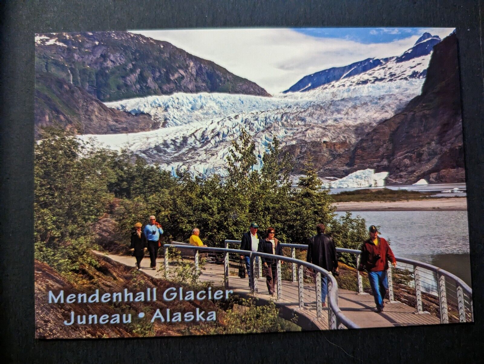 Postcard Mendenhall Glacier Visitor\'s Center  Juneau Alaska