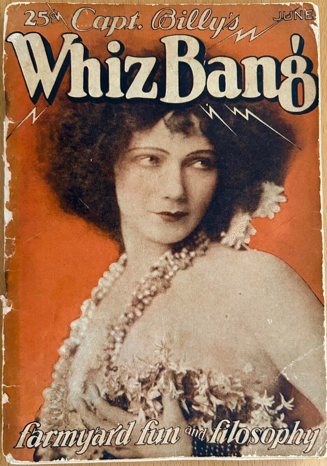 CAPTAIN BILLY\'S WHIZ BANG COMIC MAGAZINE JUNE 1926 FARMYARD FUN & FILOSOPHY