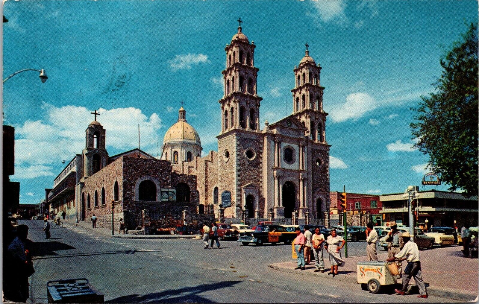 Postcard Cathedral Of Juarez and Mission of Our Lady Of Guadalupe   [el]