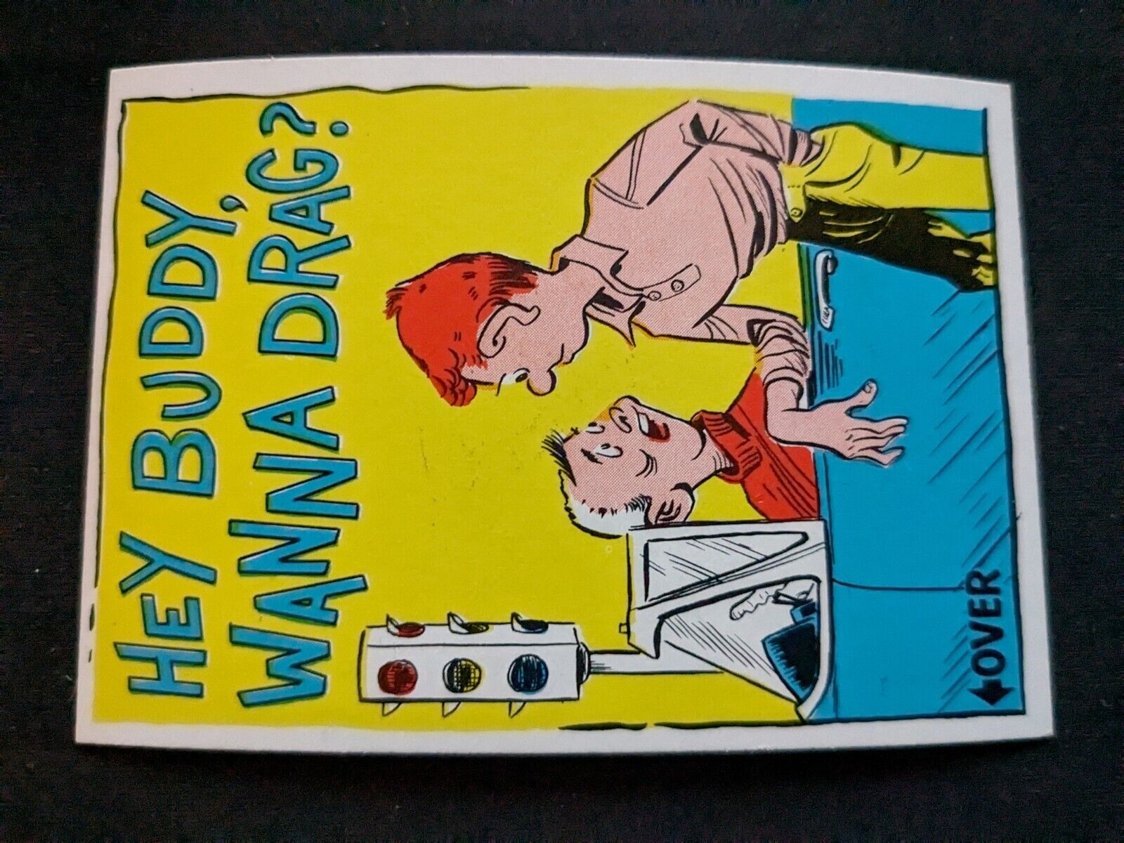 1961 Donruss Idiot Card # 59 Hey Buddy, wanna drag?... (EX)