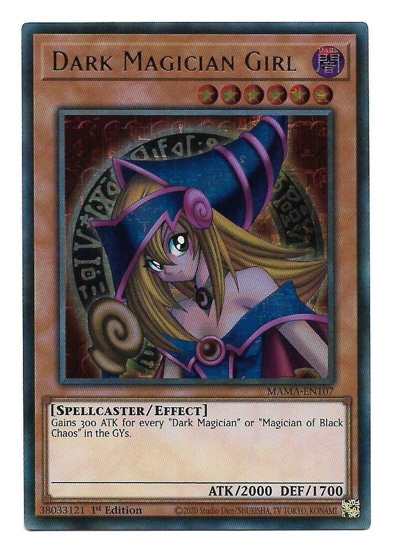 YUGIOH - Dark Magician Girl - (Ultra Pharaoh's Rare - 1st Ed - MAMA-EN107) - NM