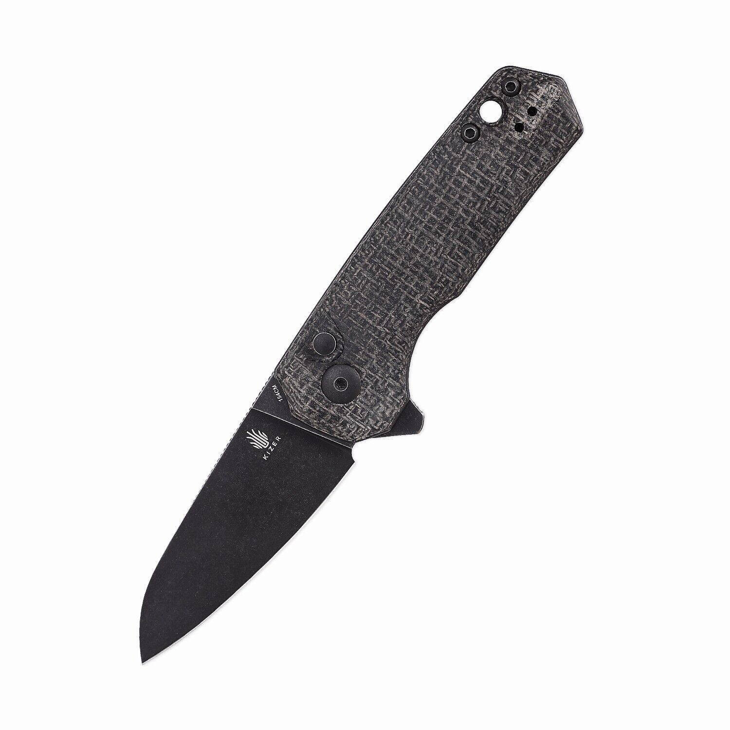 Kizer Lieb M Pocket Knife 154CM Steel Black Micarta Handle V3541C2
