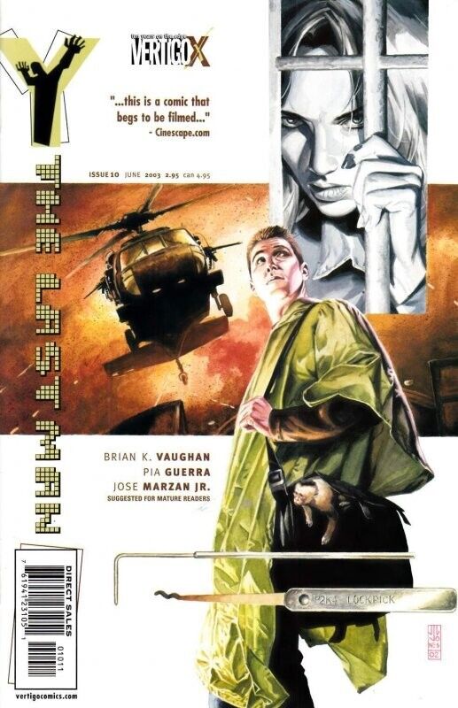 Y the Last Man #10 (2003) DC NM (9.4)  on orders over $50.00