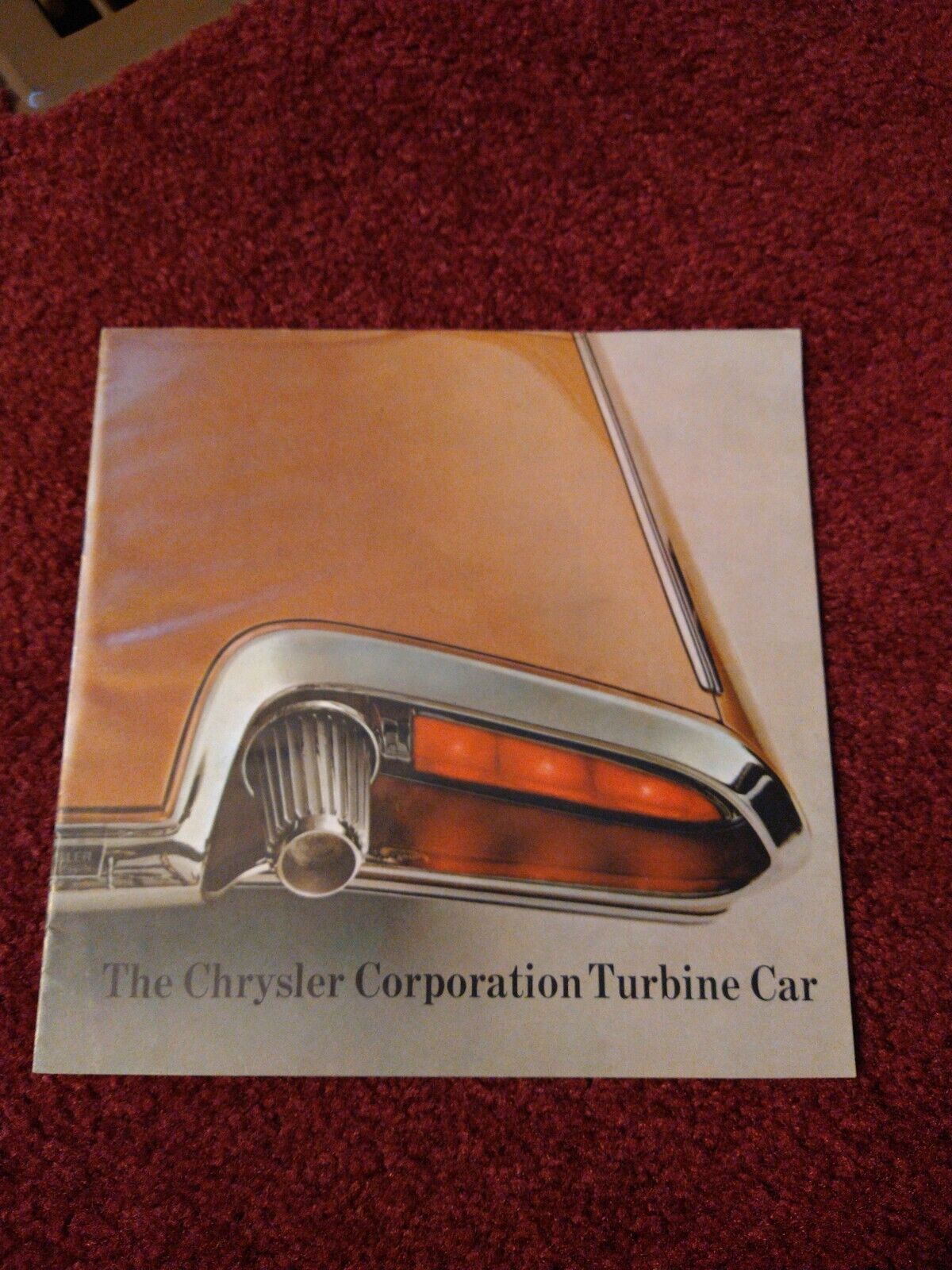 Original ~ 1964 CHRYSLER TURBINE New Car Sales Brochure from 1964