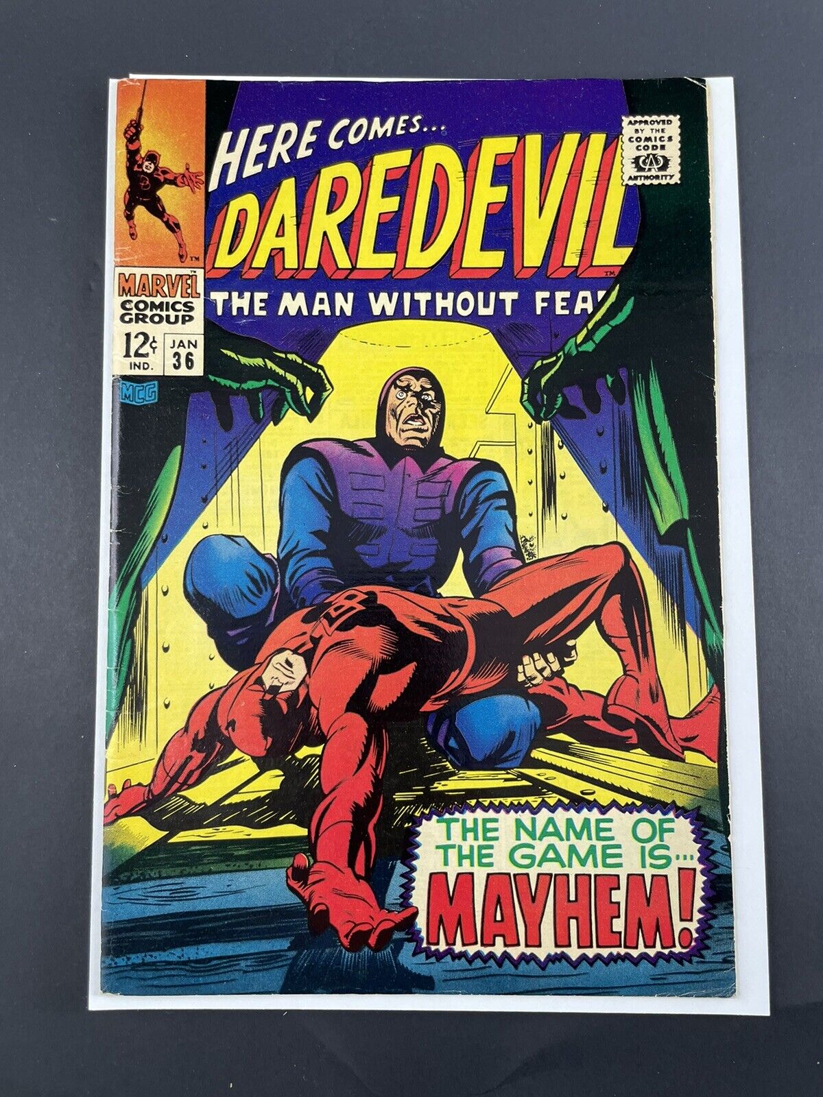 DAREDEVIL #36 Marvel Comics 1967 very nice copy