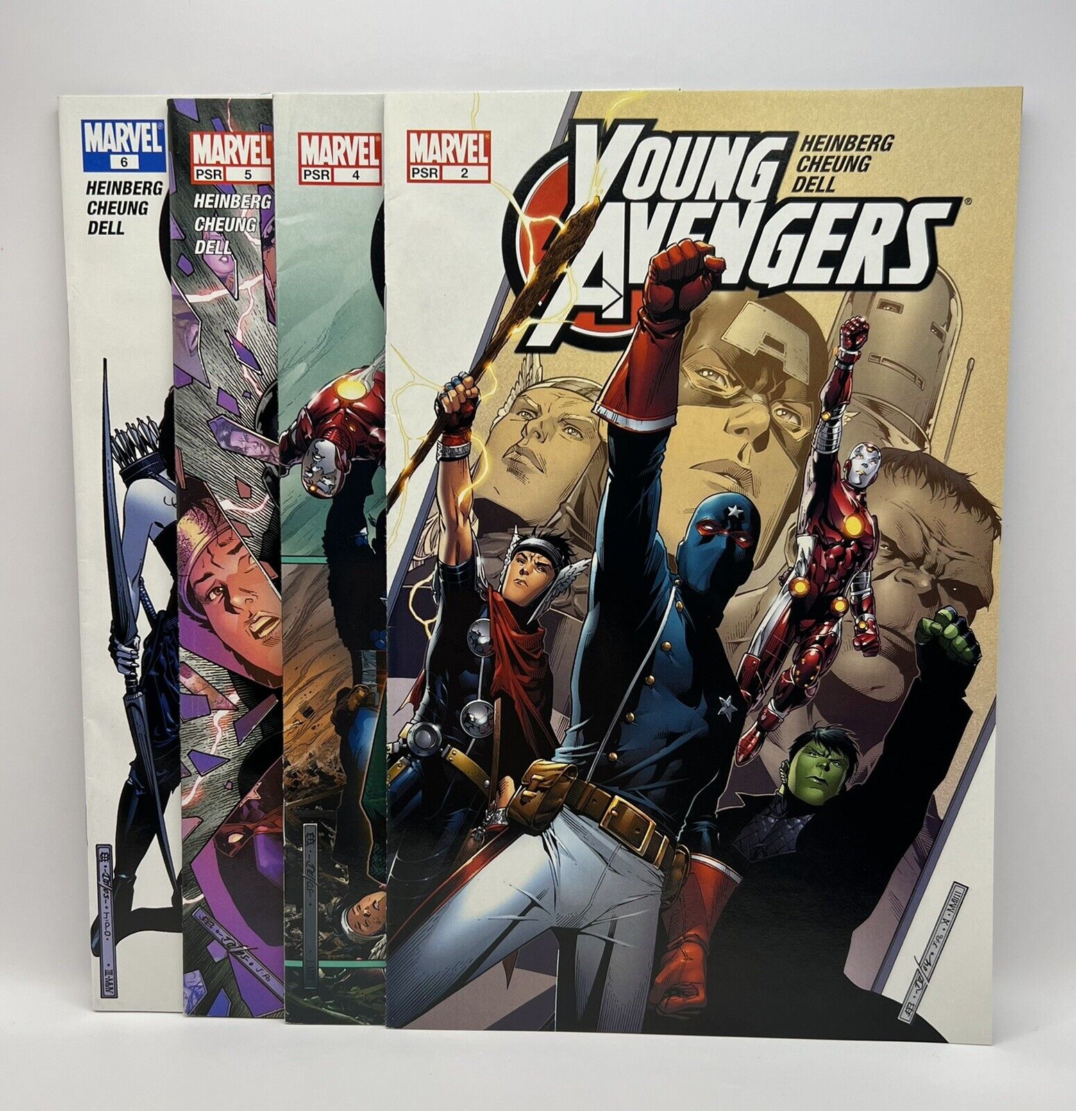 Young Avengers Vol 1 Comic lot - 4 Books 2,45,6 2nd App of Team Kang Marvel