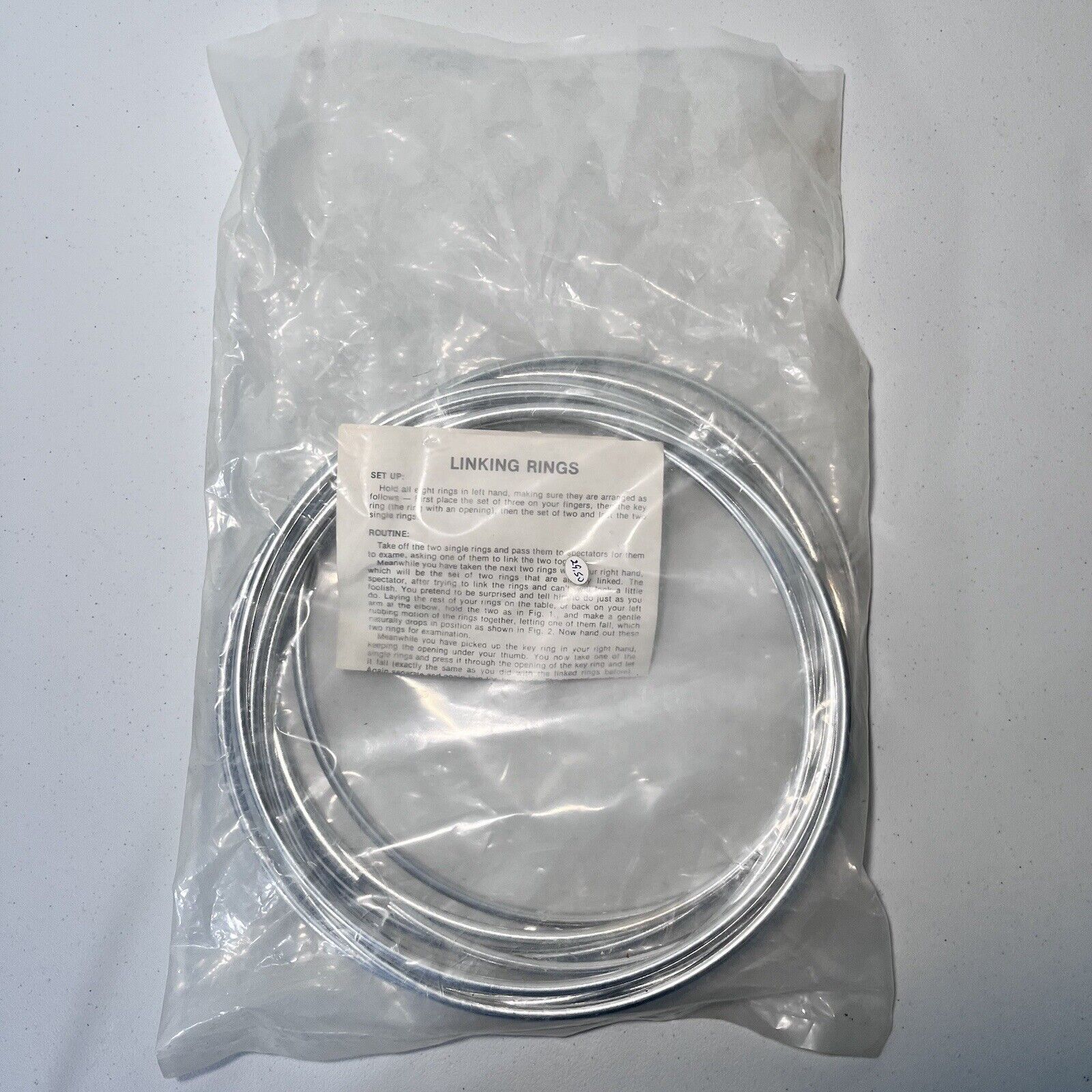 Magic Linking Rings 10 Inch, Heavy, In Original Package, Instructions Included