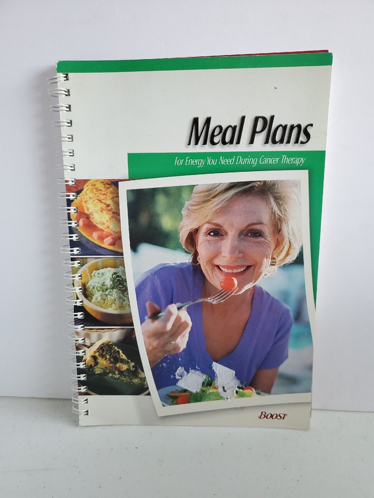 Meal Plans For Energy You Need During Cancer Therapy BOOST Cookbook Recipe Book