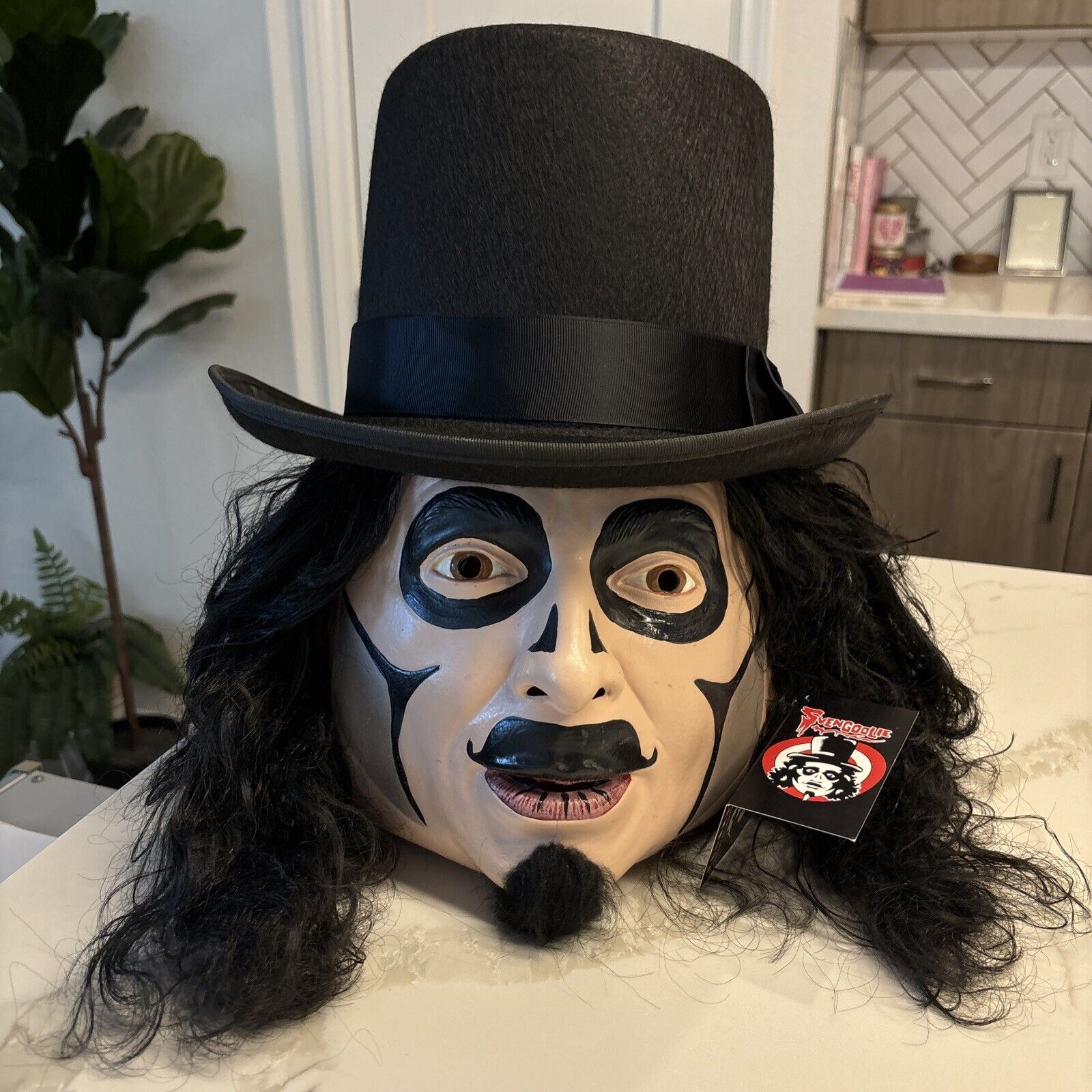 Brand New Svengoolie Halloween Mask With Hat And Wig. Trick Or Treat Studios ✅