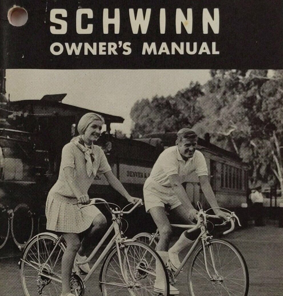 Schwinn Vintage 70s Lightweight Bicycles ~ Owner\'s Manual ~ Five + Ten Speeds