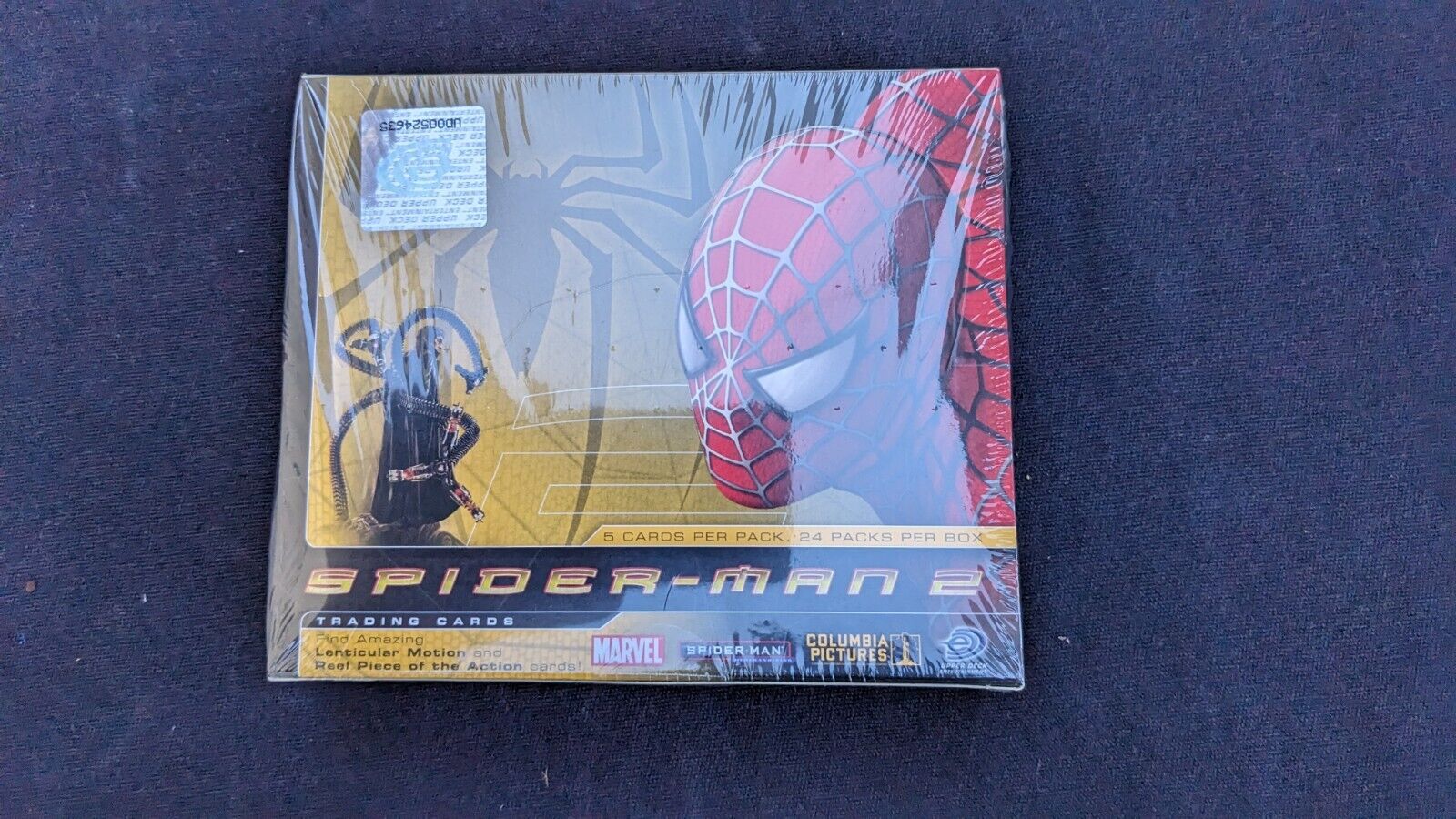 2004 Upper Deck Spider-Man 2 Trading Card Booster Boxes - 24 Packs of 5 Cards