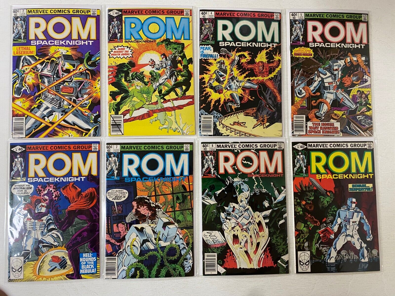 ROM lot 24 different from #2-25 avg 7.0 FN VF (1979-81)