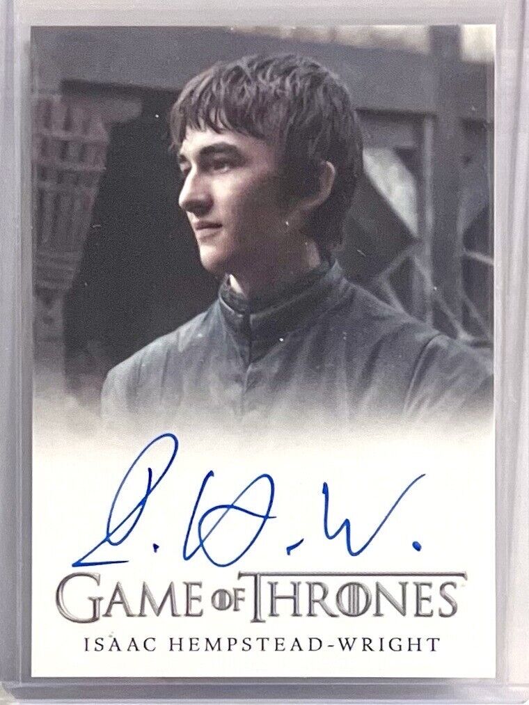 PACK FRESH Game of Thrones Isaac Hempstead-Wright as Bran Stark Autograph S6