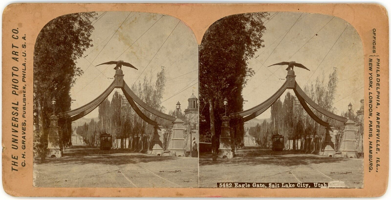 UTAH SV - Salt Lake City - Eagle Gate - CH Graves 1900s