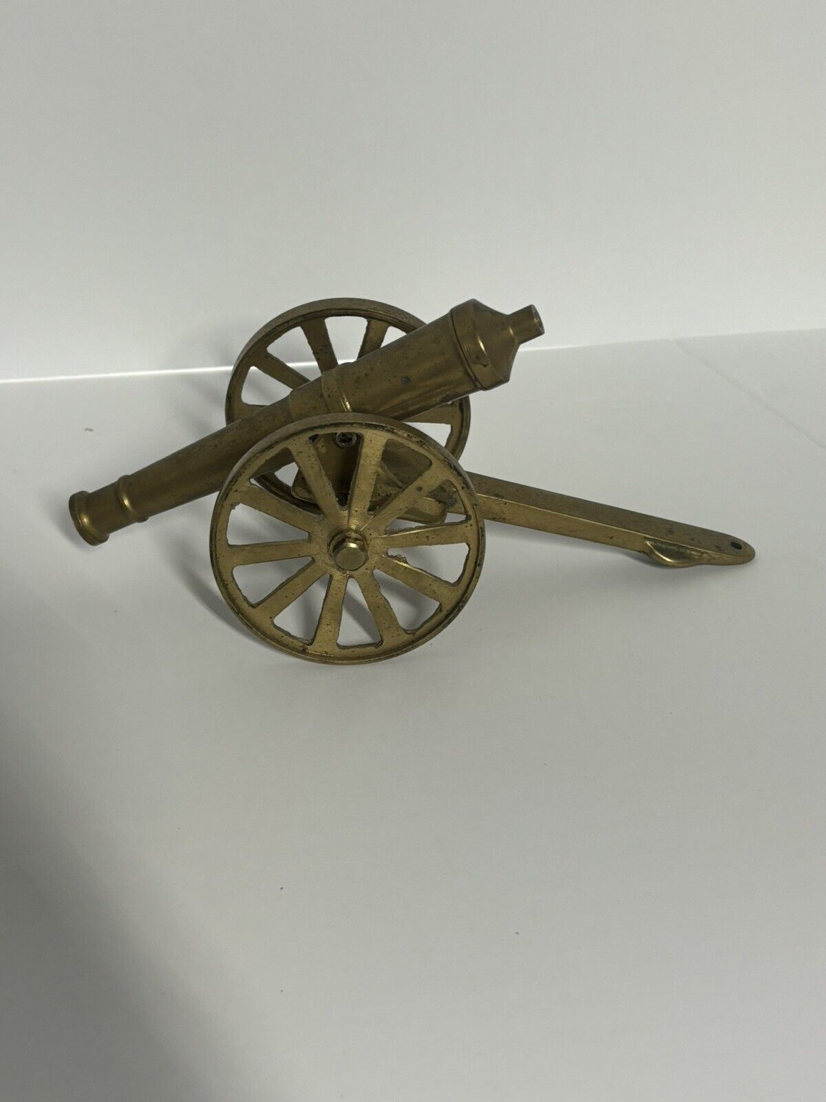 Small Antique Decorative Brass Cannon Barrel