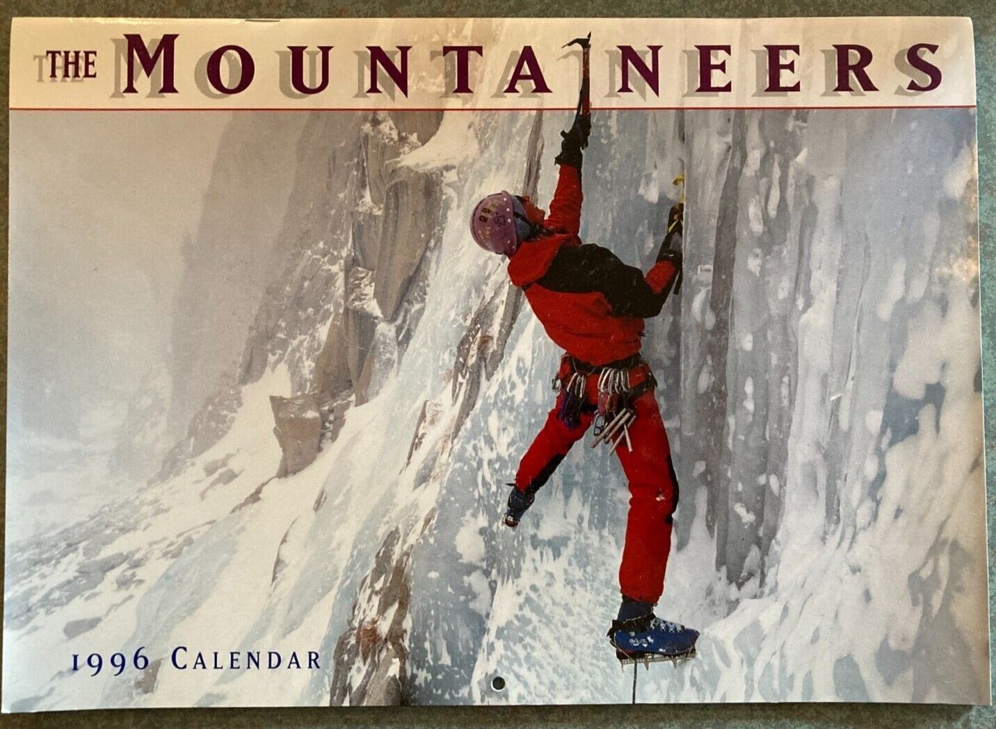 Lot (2) 1996 & 1997 Mountaineers Climbing Calendars 1st Ascents match 2024/2025 