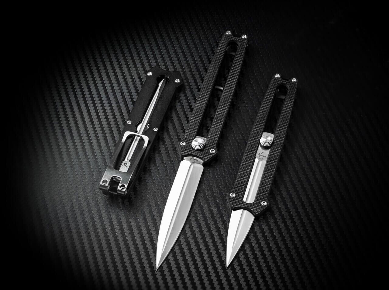 Boker Plus Slike Dagger Knife D2 Blade Black G10 Handle 01BO411