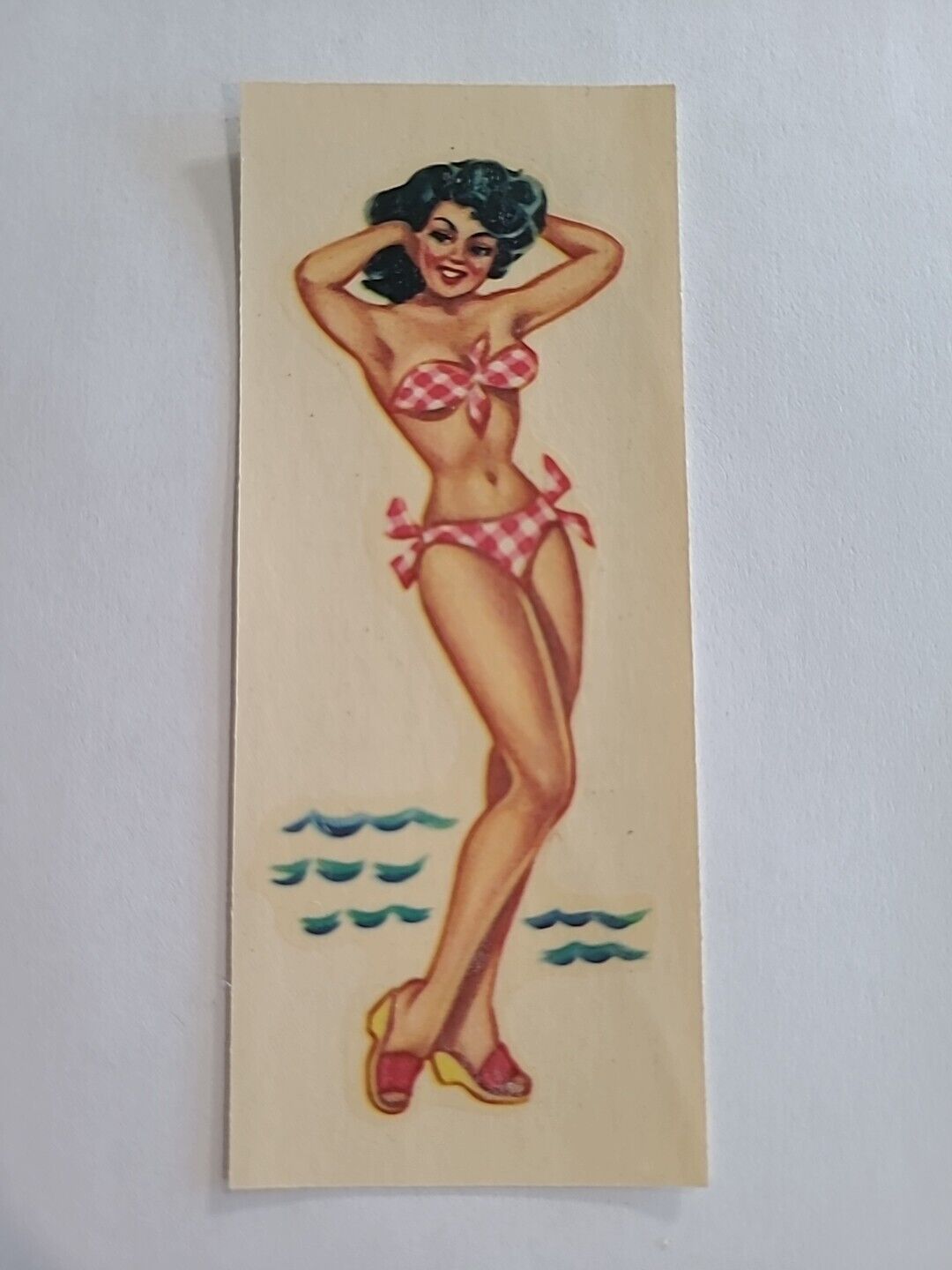 Meyercord Pinup Girl Vintage Transfer Decal 1950s a