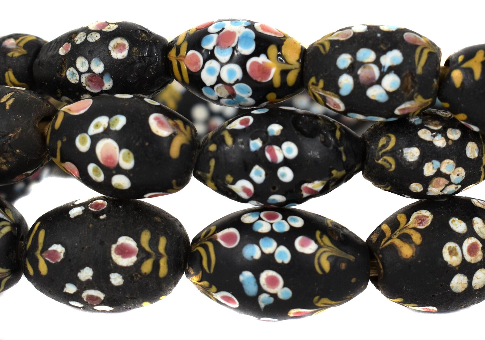 French Ambassador Venetian Trade Beads 40 Inch Cooper Collection