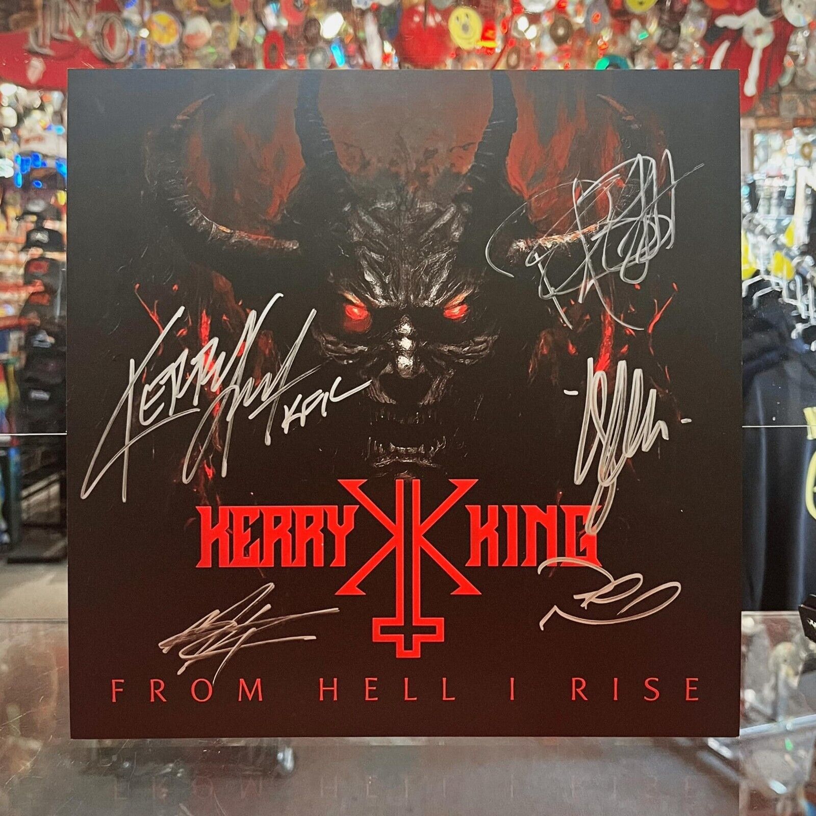 Kerry King From Hell I Rise SIGNED Lithograph + CD Brand NEW AUTOGRAPHED Slayer
