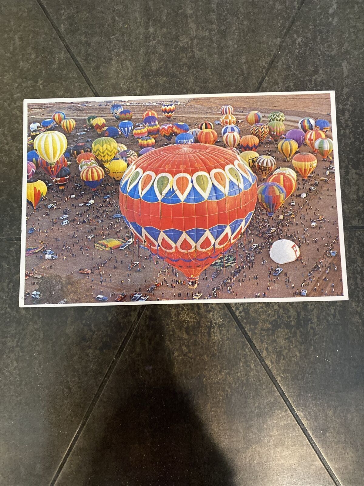 Postcard The Big One Hot Air Balloon Arial View 