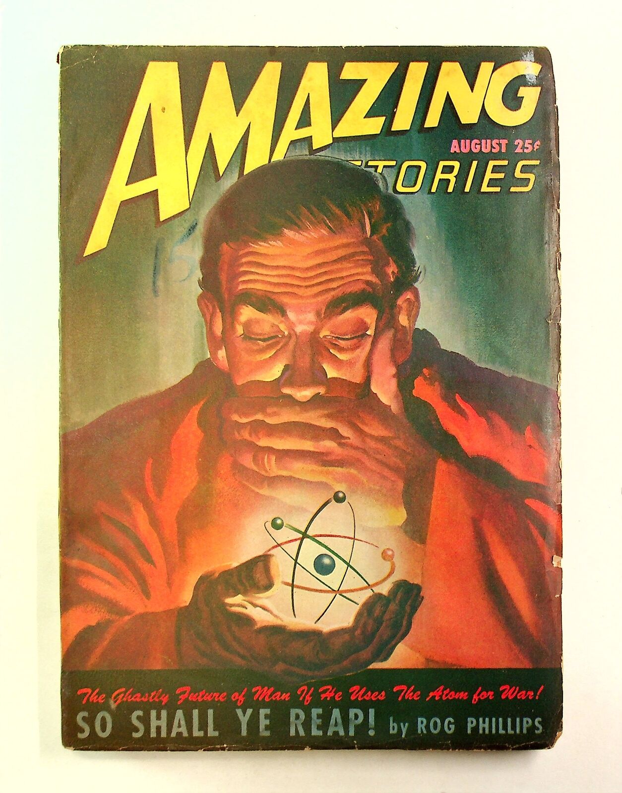 Amazing Stories Pulp Aug 1947 Vol. 21 #8 GD/VG 3.0