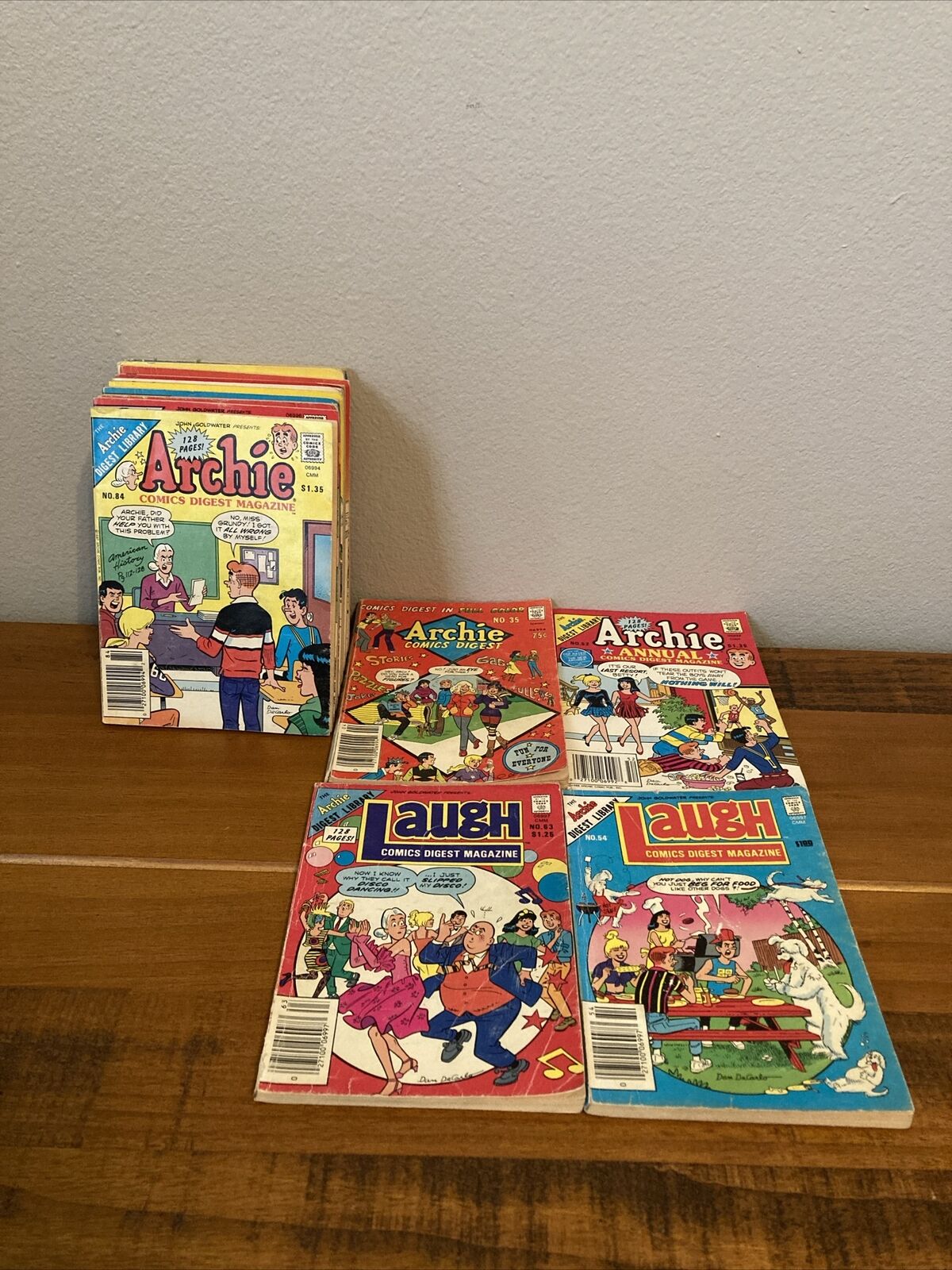 Vintage Lot of 14 Archie, Jughead, and Laugh Comics Digest Magazines