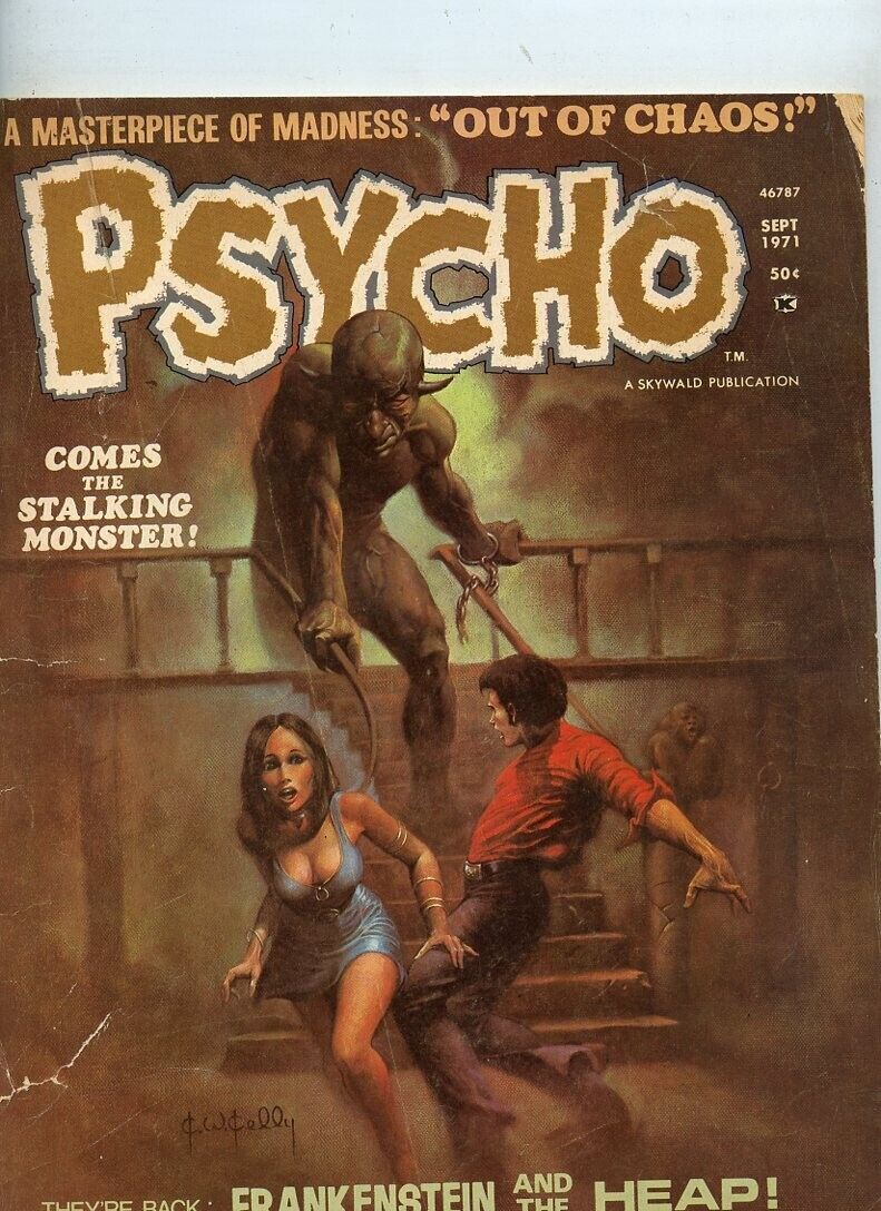 Psycho Comic Magazine Vol 1 #4 Sept 1971 Waldman Mag Grade GD 2.0