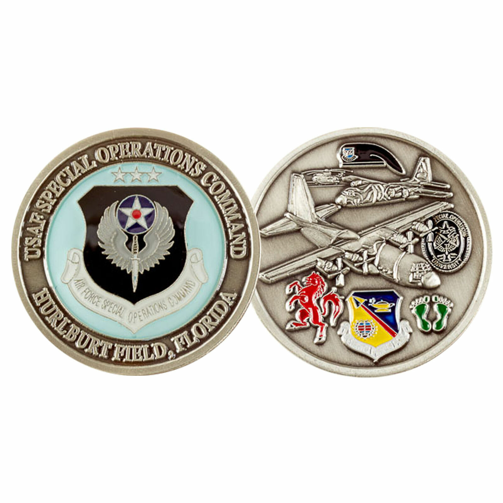 US Air Force Hurlburt Field USAF Special Operations Command Challenge Coin CC-48