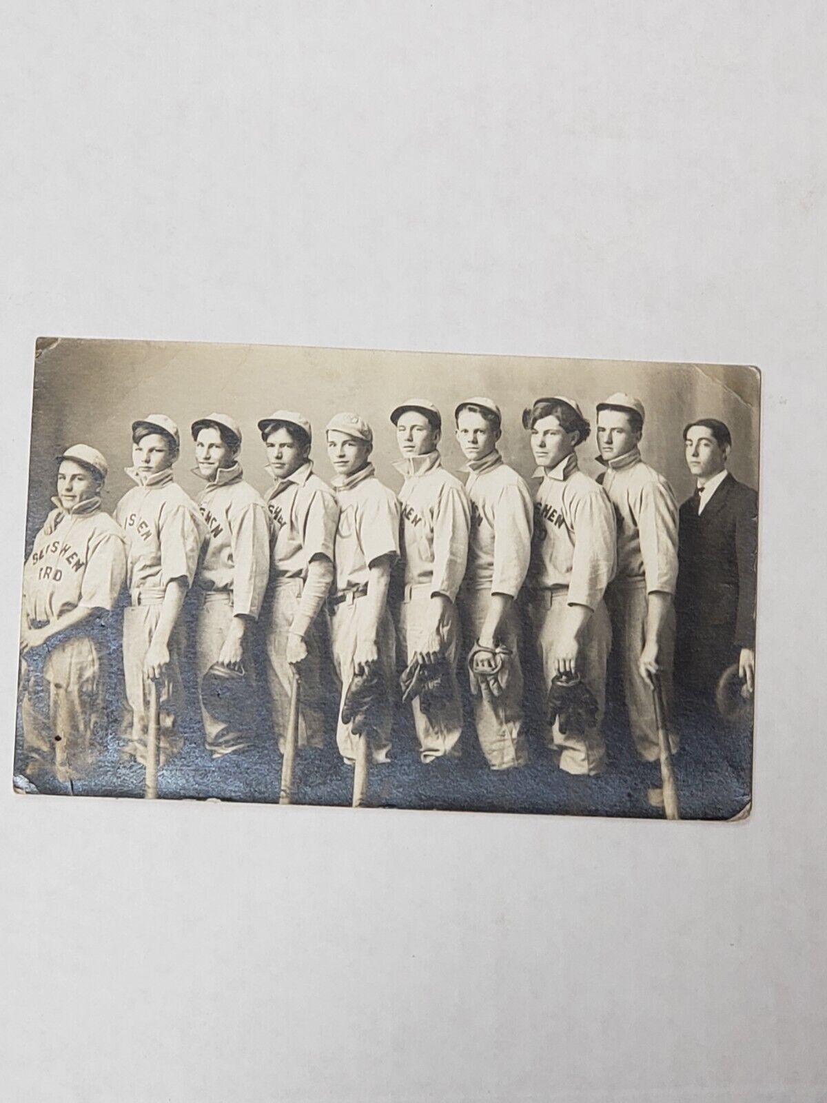 RPPC Baseball Team - 1911- Ord Nebraska  - 5.5 X 3.5 -  High School Team Picture