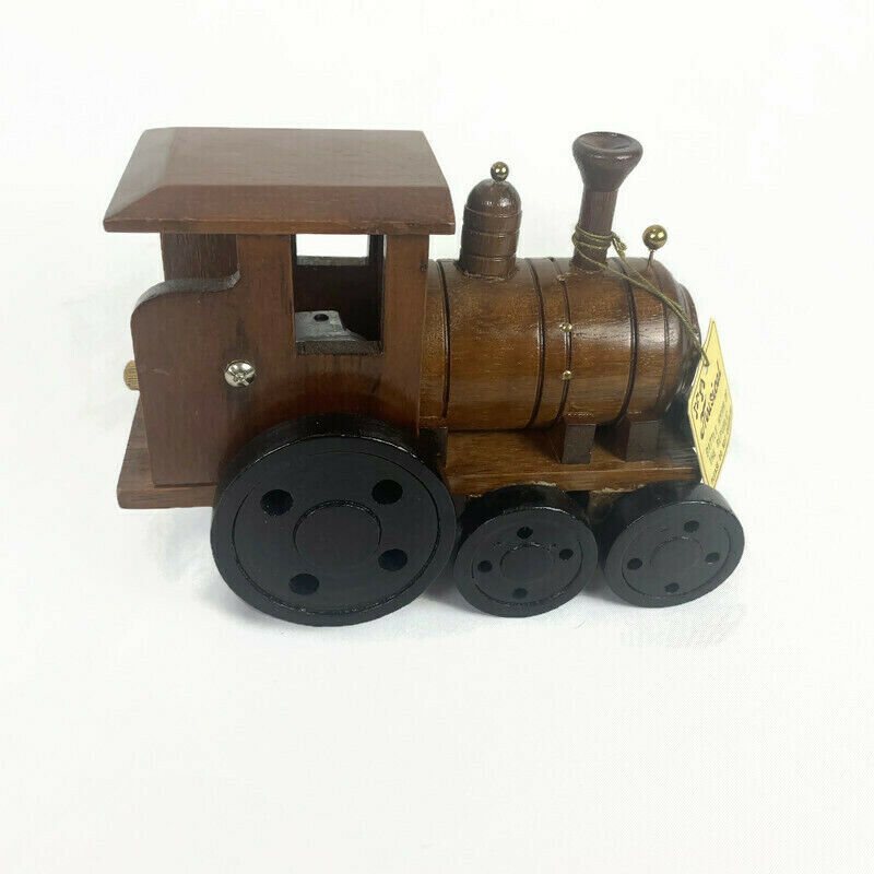 Vintage George Good Wooden Musical Train Collectible 1981 Original Tags
