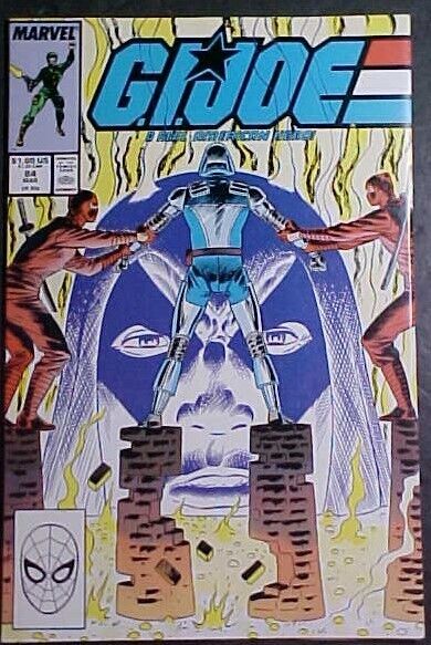 G.I. JOE-A REAL AMERICAN HERO #84 VF 1989 MARVEL COMICS