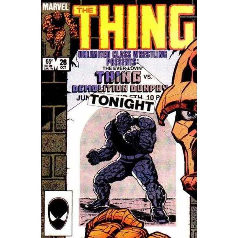 Thing #28  - 1983 series Marvel comics NM Full description below [g*