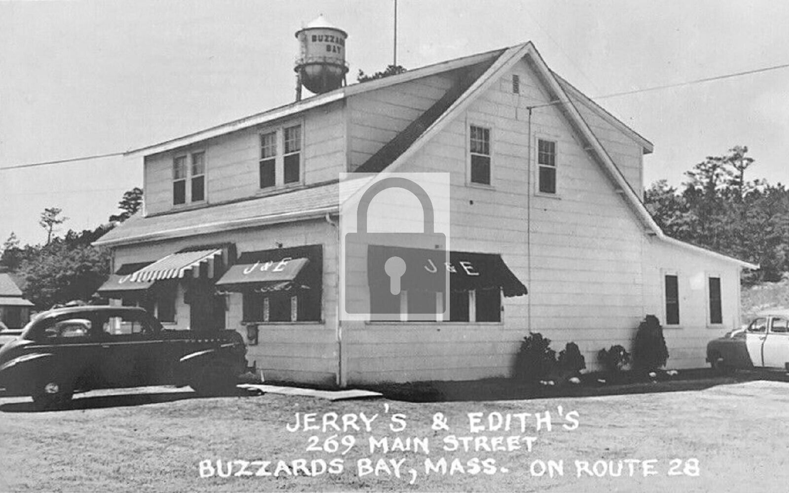 Jerrys & Ediths Restaurant Buzzards Bay Massachusetts MA Reprint Postcard