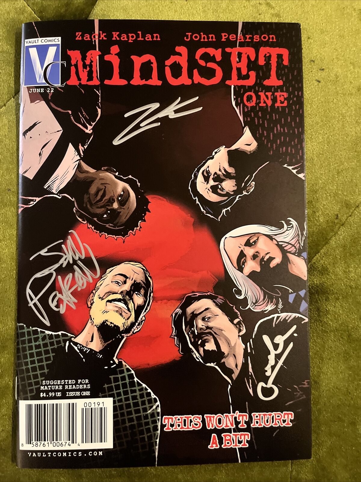 “Mindset” #1 (2022 Vault) WhatNot Gooden The Boys Homage Variant NM SIGNED