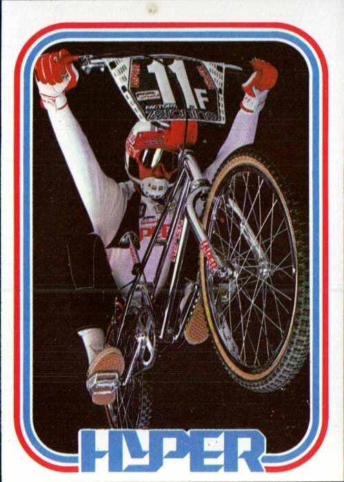 1984 Donruss BMX Card Series #41 Hyper 