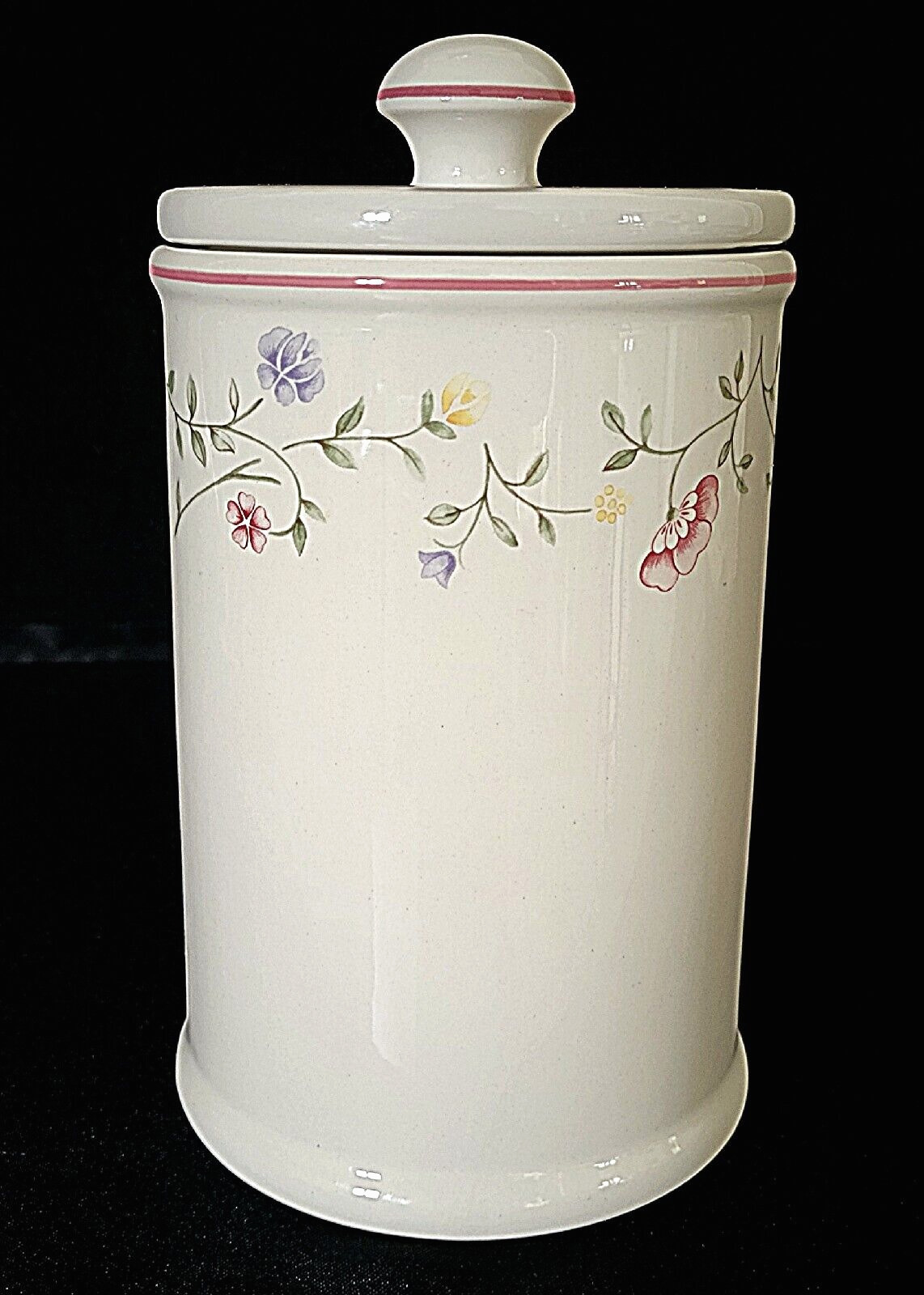 JOHNSON BROTHERS TALL CANISTER WITH LID 7\