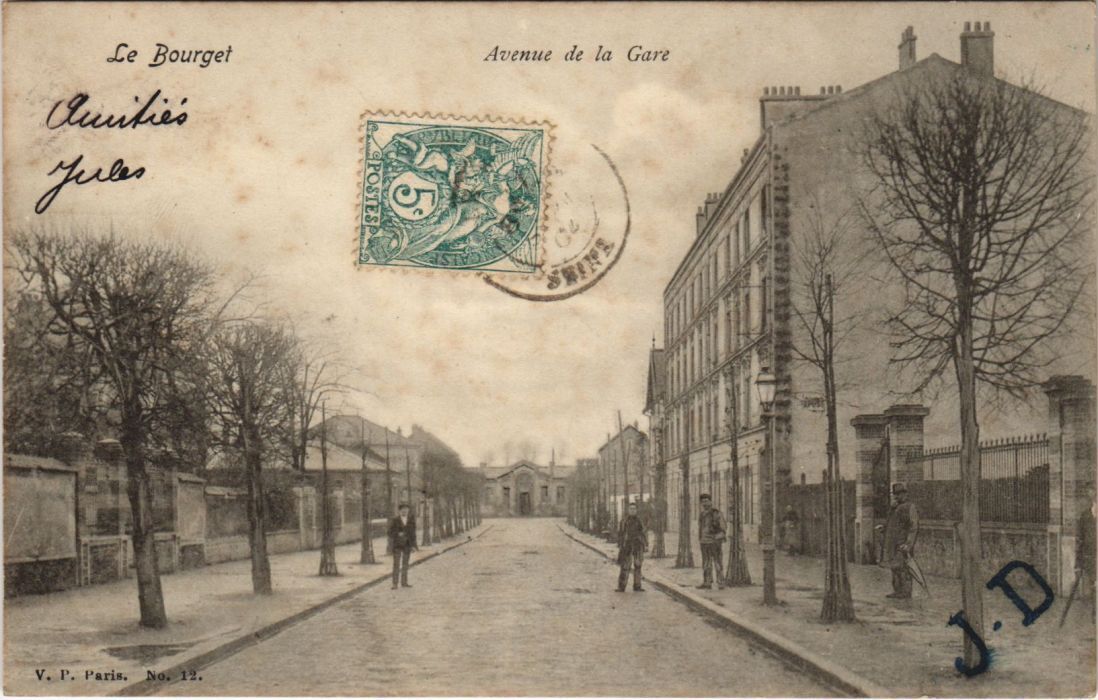 CPA LE BOURGET - Avenue de la Gare (44472)