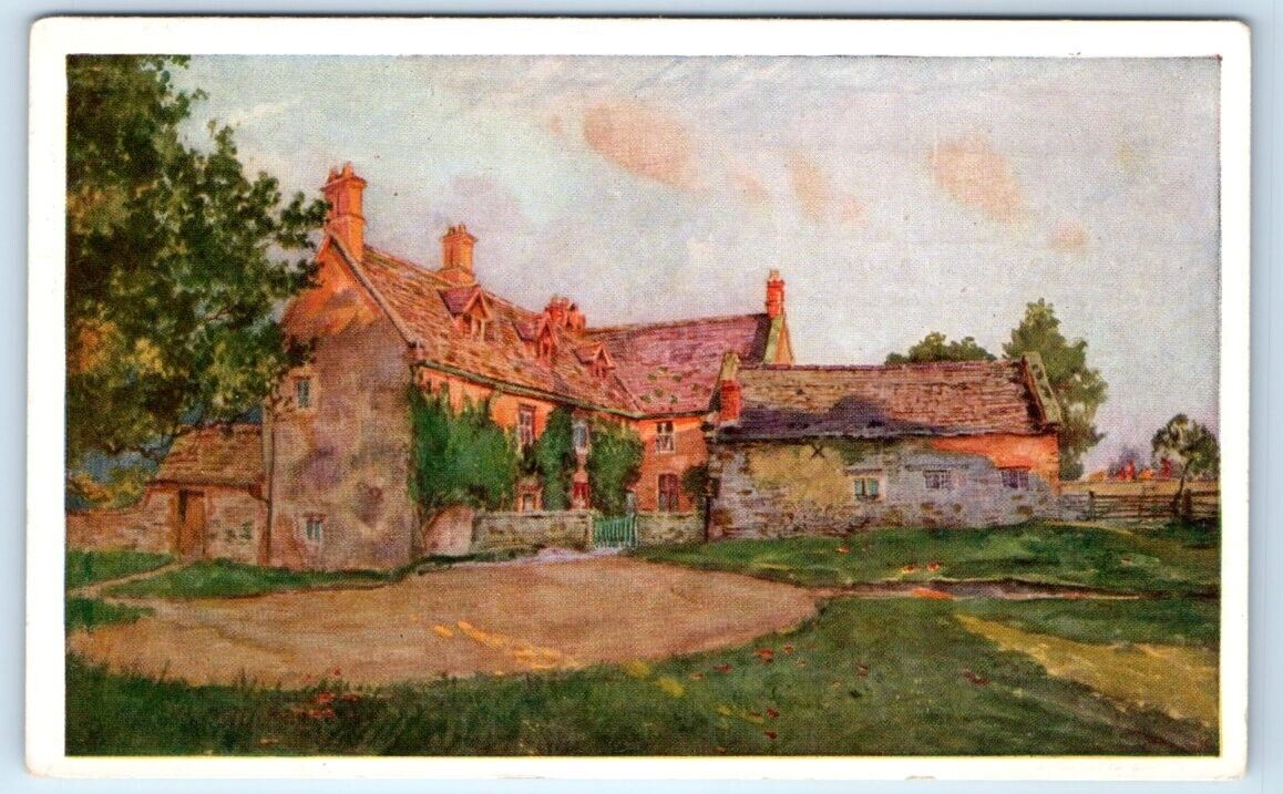 SULGRAVE Manor illustration England UK Postcard